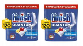 Indaplovių tabletės FINISH Quantum Powerball All-in-1, 240 vnt., citrinų kvapo