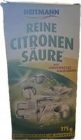 Indaplovių citrinos rūgštis Pure, 375 g