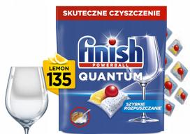 Indaplovių kapsulės FINISH QUANTUM Lemon, 135 vnt.