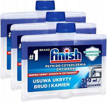 Indaplovių valiklis FINISH, pašalina nešvarumus ir kalkes, 3 x 250 ml