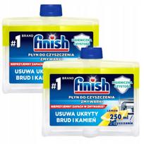 Indaplovės valiklis FINISH, citrinų kvapo, 2 x 250 ml