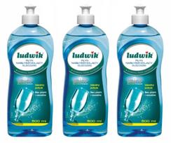 Indaplovės skalavimo priemonė Ludwik, 500 ml, 3 vnt.