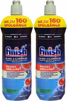 Indaplovių ir indų skalavimo skystis FINISH REGULAR, 2 x 800 ml