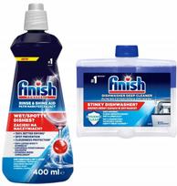 Indaplovių valiklių rinkinys Finish, 250 ml + 400 ml poliravimo skystis