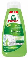 Indaplovių gelis Frosch All-in-1 su laimu, ekologiškas, be fosfatų, 650 ml, 40 plovimų