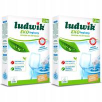 Indaplovės milteliai LUDWIK su soda, ekologiški, 2 x 1,2 kg