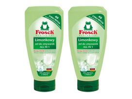 Indaplovių gelis FROSCH su citrina, 2 x 650 ml