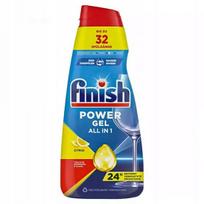Indaplovių gelis Finish Power Gel All in 1, citrinų kvapo, 650 ml