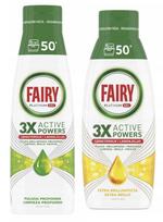 Indaplovių gelio rinkinys Fairy Platinum Lemon, 2 x 900 ml, 100 plovimų