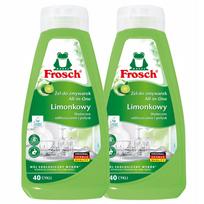 Indaplovių gelis Frosch, ekologiškas, su laimų ekstraktu, 2 x 650 ml, All in 1