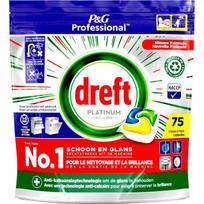 Indaplovių tabletės Dreft Platinum, 2 x 75 vnt., citrinų kvapo