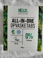 Indaplovių tabletės OPVASKETABS, 30 vnt., 540 g, Danija