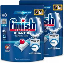 Indaplovių tabletės Finish Quantum Infinity Shine, 166 vnt.