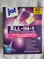 Indaplovių tabletės JA! All-in-1, 40 vnt., 850 g, Vokietija
