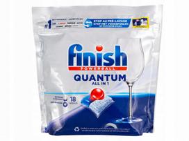 Indaplovės tabletės Finish Powerball Quantum, 18 vnt., 187 g