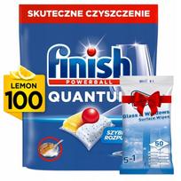 Indaplovių kapsulės Finish All In One, 104 vnt., 2 pakuotės, bekvapės