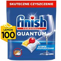 Indaplovių tabletės FINISH Quantum, 100 vnt., blizgesio efektas