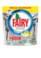 Indaplovės tabletės FAIRY Platinum, 90 vnt., su citrina, „All in One“