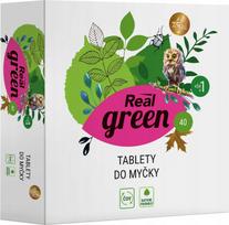 Indaplovių tabletės Real Green Clean, 40 vnt.