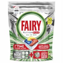 Indaplovių kapsulės FAIRY Platinum Plus, 30 vnt., citrinų kvapo, „All In One“