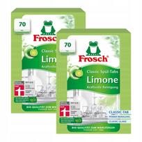 Indaplovių tabletės Frosch Classic Limone, 70 vnt., 2 pakuotės
