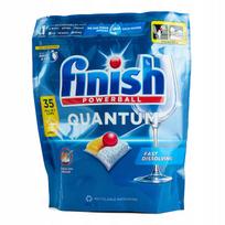Indaplovių tabletės FINISH PowerBall Quantum All in One, citrinų kvapo, 35 vnt.