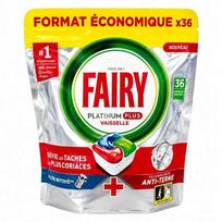 Indaplovės kapsulės Fairy Platinum Plus, 36 vnt.