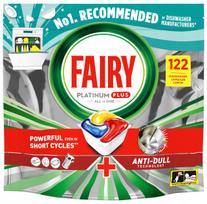 Indaplovių kapsulės FAIRY Platinum All in One Lemon, 122 vnt.
