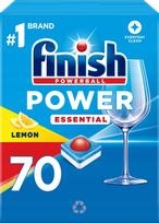 Indaplovių tabletės Finish XXL Lemon, 140 vnt., blizgesio efektas