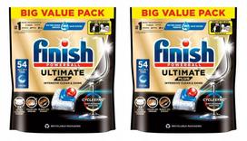 Indaplovių kapsulės FINISH ULTIMATE FRESH, 2 x 54 vnt.