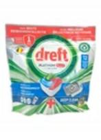 Indaplovių tabletės Dreft Platinum Plus All in One, 12 vnt., 186 g