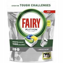 Indaplovių kapsulės Fairy Platinum Lemon, 63 vnt.