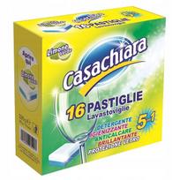 Indaplovių tabletės Casachiara 5in1, citrinų kvapo, 16 vnt.