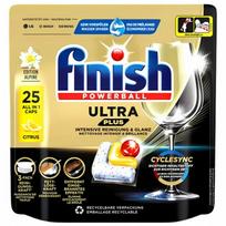 Indaplovių tabletės Finish ULTRA Plus 25 vnt., citrusų kvapo