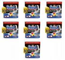 Indaplovių tabletės FINISH Ultimate Lemon, 30 vnt., 7 pakuotės