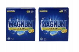 Indaplovių tabletės Magnum All in One, citrinų kvapo, 80 vnt.