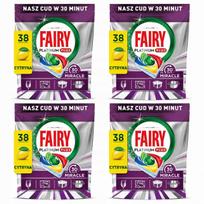 Indaplovių tabletės Fairy Platinum Plus, 4 x 38 vnt.