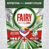 Indaplovės kapsulės Fairy Platinum Plus, 40 vnt.
