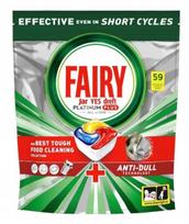 Indaplovės kapsulės Fairy Platinum Plus Lemon, 59 vnt.