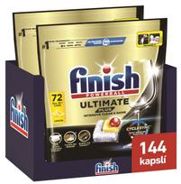 Indaplovių kapsulės FINISH Ultimate Plus All in 1, citrinų kvapo, 144 vnt.
