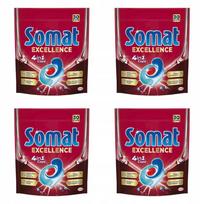 Indaplovių kapsulės SOMAT Excellence 4 in 1, 30 vnt., 570 g, 4 pakuotės
