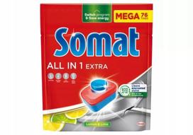 Indaplovių tabletės SOMAT All in One Extra, 76 vnt.