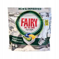 Indaplovių tabletės Fairy Platinum All-In-1, citrinų kvapo, 25 vnt.