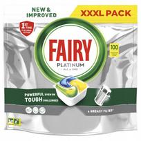 Indaplovių tabletės FAIRY PLATINUM Lemon, 100 vnt.