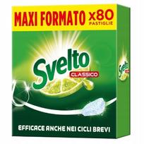 Indaplovės tabletės Svelto Classic, 80 vnt.