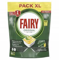 Indaplovių kapsulės Fairy Original All in One Lemon, 48 vnt.