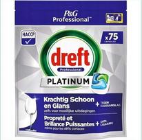 Indaplovių tabletės Dreft Platinum, 75 vnt., 2 pakuotės