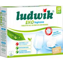 Indaplovių tabletės LUDWIK Eco All in One, 50 vnt., biologiškai skaidžios