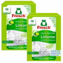 Indaplovių kapsulės Frosch Lime, 140 vnt., Vokietija