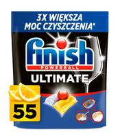 Indaplovės kapsulės Finish Quantum Ultimate Lemon, 55 vnt.